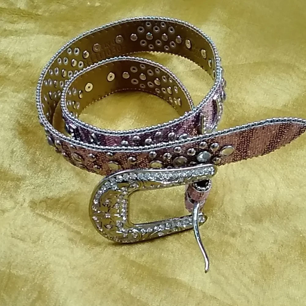 Western Rhinestone Cowboy  Women Belt